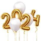 Bexiga Balão Metalizado Ano Novo Reveillon 2024