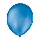 Bexiga Balões Liso Redondo Nº 5 Azul Royal - 50 Unid