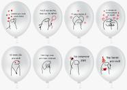 Bexiga Balões Tema Nº 10 Bento Apaixonado Flork Meme - 25 Un