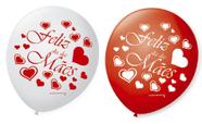 Bexiga Balões Tema Nº 9 Dia das Mães Sortido - 25 Unid