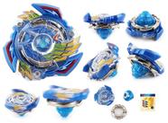 Beyblade Burst Kit 4 Beyblad + Lançador Grip Bey Blade Valt Shu Daigo