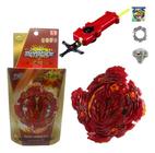 Beyblade Burst Turbo De Ferro Metal Com Lançador B Longinus - Str Store