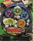 Beyblade Tornado Com Led Com 4 Peões E Lançador