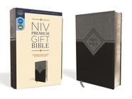 Bible Zondervan NIV Premium Gift Leathersoft preto/cinza