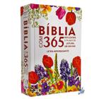 Bíblia com 365 Reflexões e Plano de leitura em um Ano Flores - CPP
