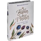 Bíblia de Estudo da Mulher ARC  Letra Normal  material sintético  Tulipa Branca