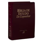 Bíblia de Estudo do Expositor - Acabamento Luxo - Vinho - Editora sbb