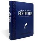 Biblia de estudo explicada media luxo azul (cpad)