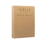 Bíblia de Estudo Joyce Meyer - NVI - Letra Grande - Capa Luxo Dourada - Bello Publicações