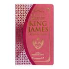 Bíblia de Estudo King James Atualizada Letra Hipergigante Capa PU Rosa e Pink