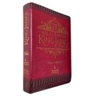 Bíblia de Estudo King James Atualizada TEXTOS COLORIDOS Letra Normal Capa Luxo Vinho - Scripturae