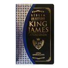 Bíblia De Estudo King James Kja Capa Pu Preto E ul