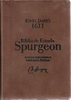 Bíblia De Estudo Spurgeon BKJ 1611 Couro Legitimo Marrom