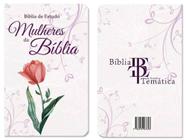 Bíblia de Estudo Temática Mulheres da Bíblia/ ARC/ Capa PU Luxo/ Com Harpa