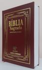 Biblia de pulpito com harpa - capa dura vinho