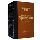 Bíblia King James 1611 de Estudo Spurgeon - Marrom c/ preto - BV