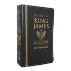 Biblia king james atuali. hiper. pu luxo - preta