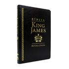 Bíblia King James Atualizada Kja Slim Média Luxo Preta - ART GOSPEL -