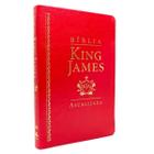 Bíblia King James Atualizada Slim Luxo Vermelha - ART GOSPEL