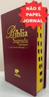 Bíblia letra gigante - capa luxo vinho