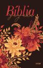 Bíblia Nvi Luxo Slim - Buquê de Flores: Letra Grande