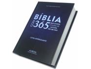 Bíblia Sagrada/ 365 Reflexões E Plano De Leitura Em Um Ano/ Capa Dura Azul