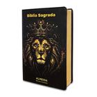 Biblia Sagrada Com Harpa - Leão Coroa