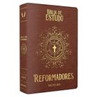 Bíblia Sagrada Evangelica Estudo Reformadores Marrom King James 1611 Fiel BV