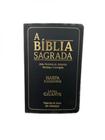 Bíblia sagrada evangélica preta: com harpa e corinhos/ letra gigante/ palavras de jesus em vermelho - PAE EDITORA