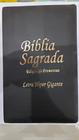 Bíblia Sagrada Letra Gigante Com Harpa Cristã - Edição Promessas Preta - Biblia