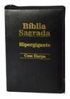Bíblia Sagrada Letra Gigante Índice Zíper Livros Evangélica