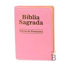 Bíblia Sagrada Letra Pequena Luxo Rosa - REI DAS BIBLIAS