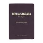 Bíblia Sagrada - NAA - Letra Gigante - Capa Pu Marrom