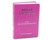 Bíblia Sagrada NVI/ Letra Hipergigante/ Capa Coverbook Rosa-CPP