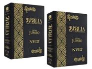 Bíblia Sagrada Nvi Letra Jumbo Capa Coverbook Luxo Preta