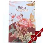 Bíblia Sagrada NVI Letra Normal Capa Dura Florida Slim Cristã Evangélica Gospel Índice Crente Feminina Mulher