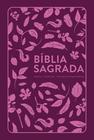 Bíblia Sagrada NVT Jovem Folhas Pink - Letra Normal - Capa Dura - Editora Mundo Cristão