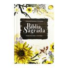 Bíblia Sagrada Slim Com Harpa Cristã - ARC - Letra Normal - Capa Dura Girassol