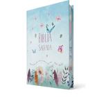 Biblia Sagrada  Super Premium  NVI  Slim  Jardim Secreto Com Borda Colorida