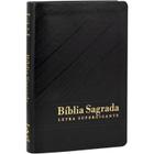 Bíblia sagrada supergigante - com índice - preta - rc - sbb