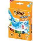 Bic Pacote com 6 Caneta hidrografica Evolution 12 Cores