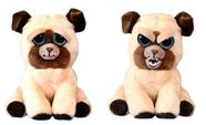 Bicho de pelúcia Feisty Pets Pug Dog Manny Macho, Plush toy 8,5 cm de altura