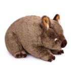 Bicho de pelúcia FRANKIEZHOU Lifelike Wombat Brown 30 cm de pelúcia