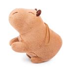 Bicho de pelúcia FRANKIEZHOU Realistic Capivara Brown 20cm