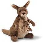 Bicho de pelúcia GUND Jirra Kangaroo com Joey removível de 25 cm