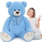 Bicho de pelúcia MoriSmos Big Teddy Bear 120 cm azul para crianças