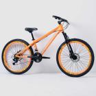 Bicicleta 26 vikingx 21v shimano - tuff x-30 - laranja