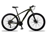 Bicicleta 29 KSW XLT 21V Shimano Freio a Disco e Trava