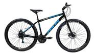 Bicicleta Aço Axw Aro 29 Freio A Disco 21v + Suporte Azul