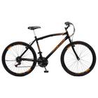 Bicicleta Adulto Colli CB 500 Aro 26, 18 Marchas, Quadro de Aço Carbono, Tamanho 26, Freio V-Brake, Laranja Neon